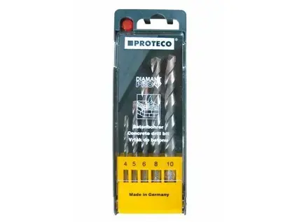 sada vrtáků do betonu 5 ks 4.0 - 10.0 mm